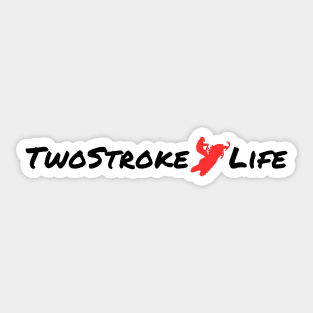 2 Stroke Life Snowmobile snow mobile two stroke Sticker